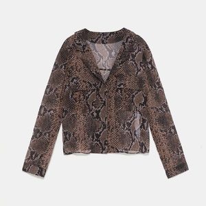 Animal Print Shirt